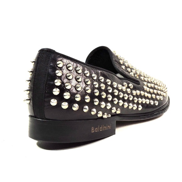 BALDININI ?? MEN\'S BLACK LEATHER COMFORT FASHION LOAFERS main image 5